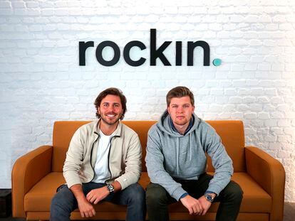 Rafael Muñoz (a la izquierda) y Raúl Hita, cofundadores de Rockin.