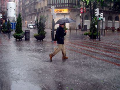 Tormenta de verano en Bilbao
