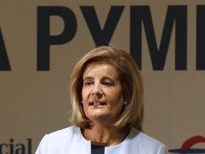 La ministra de Empleo y Seguridad Social, Fátima Báñez