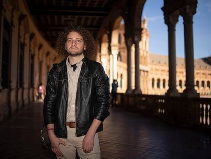 Iván,  joven ruso de 22 años exiliado en Sevilla.