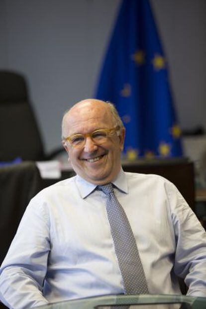 El ex vicepresidente de la Comisi&oacute;n Europea Joaqu&iacute;n Almunia