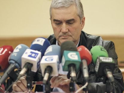 Fernando Blanco durante la rueda de prensa 