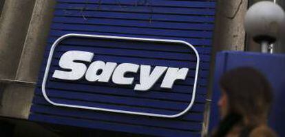 Logotipo de la empresa Sacyr.