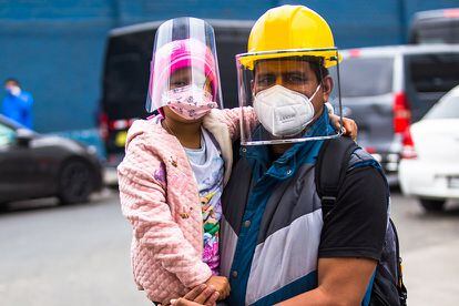 Un retrato en tiempos de la pandemia en Lima, Perú.