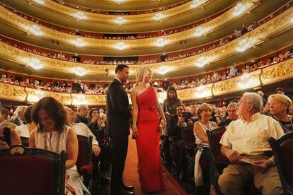 El interior del Teatro Liceo de Barcelona