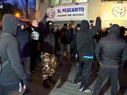 Manifestación de VOX en Barcelona.