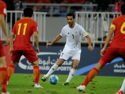 Masoud contra China en las eliminatorias mundialistas.