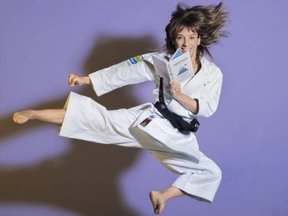 La karateka Sandra Sánchez. 