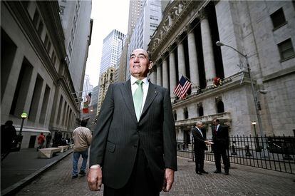 El presidente de Iberdrola, Ignacio Sánchez-Galán, en Wall Street.