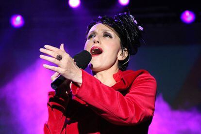 La cantante gallega Luz Casal.