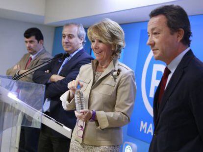 Esperanza Aguirre, presidenta del PP de Madrid.