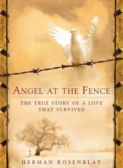 Portada prevista para la edición de 'Angel at the fence' según se muestra en la página de venta por Internet Amazon.com