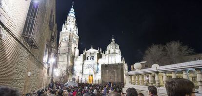 El concierto de campanas que inaugur&oacute; ayer, en Toledo  el A&ntilde;o del Greco.