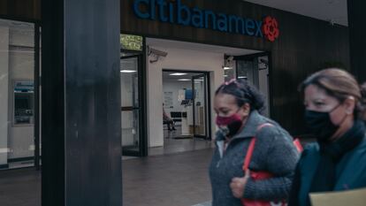 Una sucursal de Banamex en la Ciudad de México.