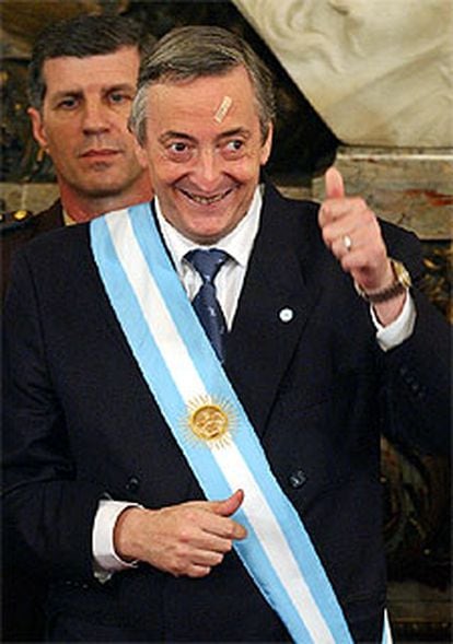 El presidente argentino Néstor Kirchner.