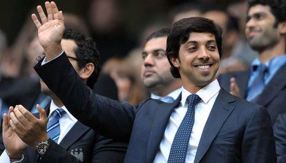 El jeque propietario del Manchester City, Sheikh Mansour bin Zayed Al Nahyan.