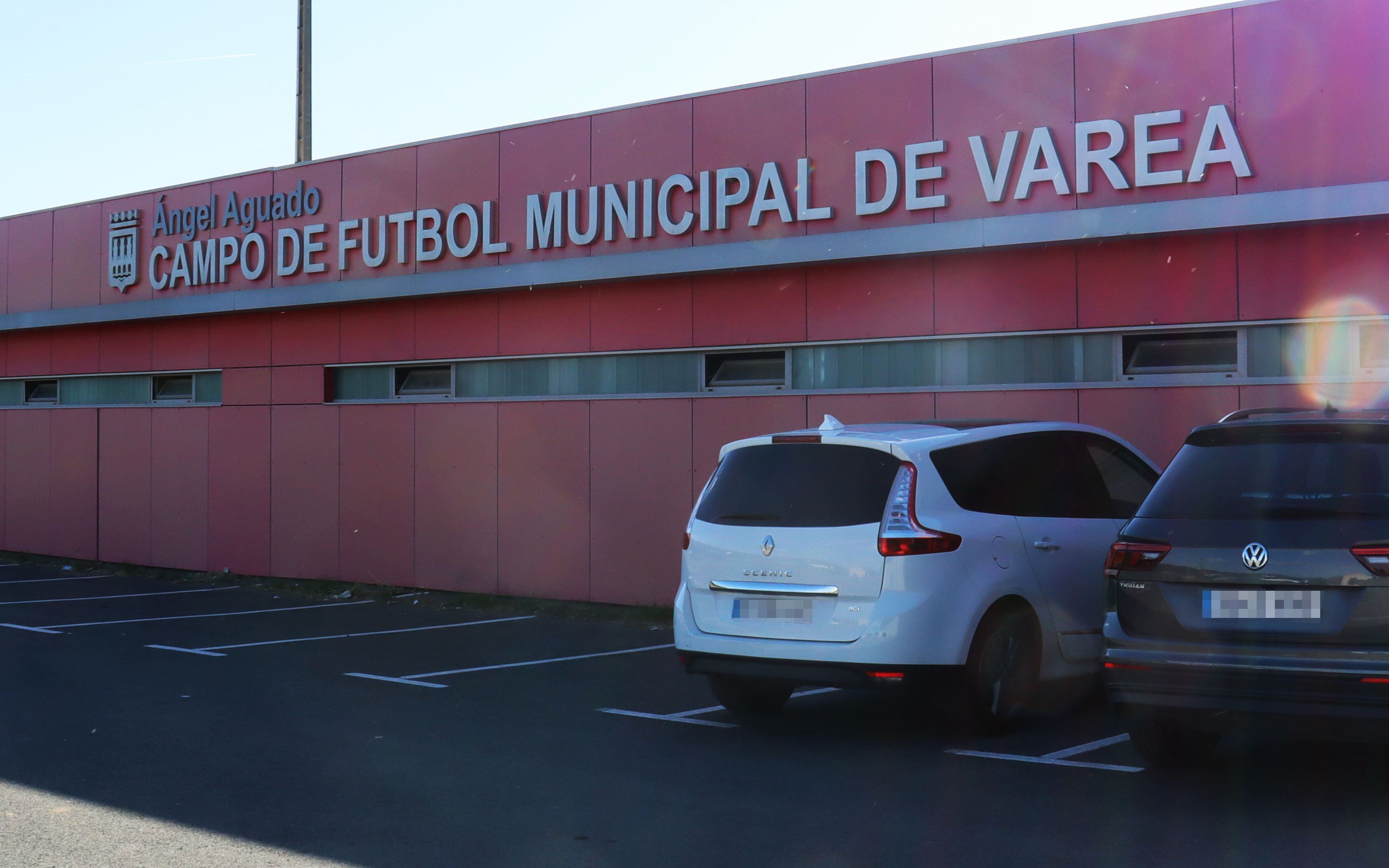 El Polideportivo Municipal del Varea, este jueves. 