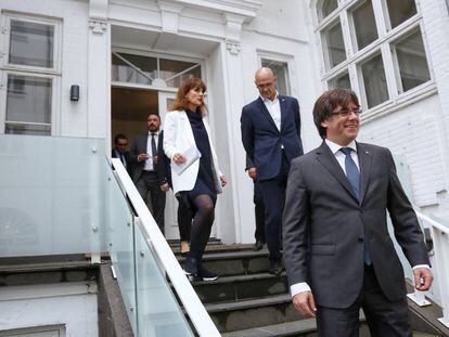 El president de la Generalitat, Carles Puigdemont, en la inauguraci&oacute;n de la delegaci&oacute;n del Gobierno catal&aacute;n en Copenhague. 