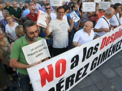 Concentraci&oacute;n de protesta de los trabajadores de P&eacute;rez Gim&eacute;nez.