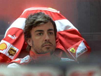 Fernando Alonso, antes del GP de Brasil de la semana pasada.