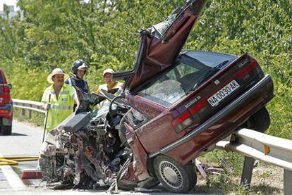 Hasta el 17 de julio de este año unas 774 personas han muerto en accidentes de tráfico según los datos de la DGT. Foto de archivo.