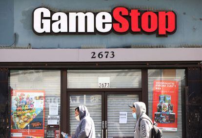 Fachada de una tienda de GameStop en San Francisco (EE UU), el 10 de marzo.