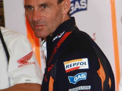 Alberto Puig, expiloto y mánager de Pedrosa.