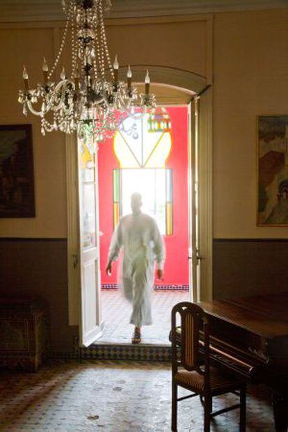 Interior del hotel Continental, en Tánger (Marruecos).