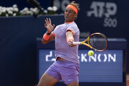 Nadal, en otro instante del partido.