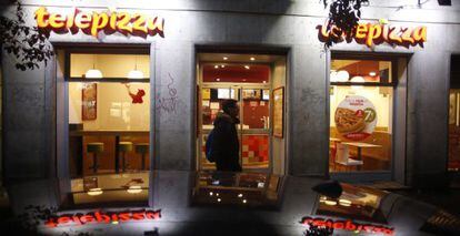 Un local de Telepizza en Madrid.