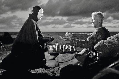 El séptimo sello, de Bergman, una de esas partidas que todos seguimos con cara de Akiba Rubinstein.