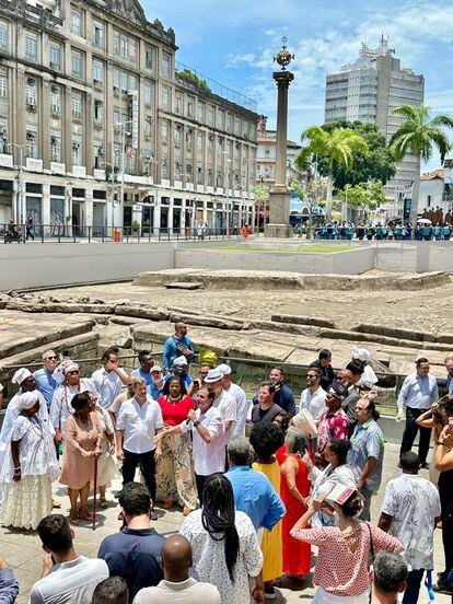 Muelle Cais do Valongo en Río de Janeiro