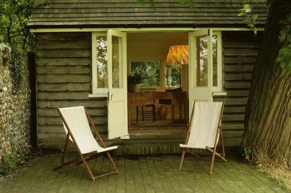 La cabaña en la que escribía Virginia Woolf en Monk’s House, al sur de Inglaterra.