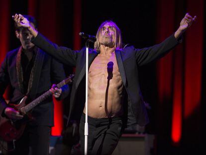 Iggy Pop, en su concierto del pasado 16 de marzo en el festival SXSW de Austin.