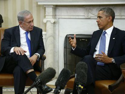 Barack Obama y Benjam&iacute;n Netanyahu en una foto de septiembre, durante una visita del segundo a Washington.