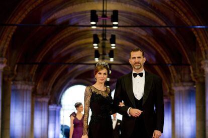 El príncipe Felipe de España y la princesa Letizia.