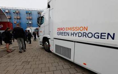 Camión de hidrógeno verde.