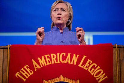 Clinton, en su discurso de este miércoles en Ohio