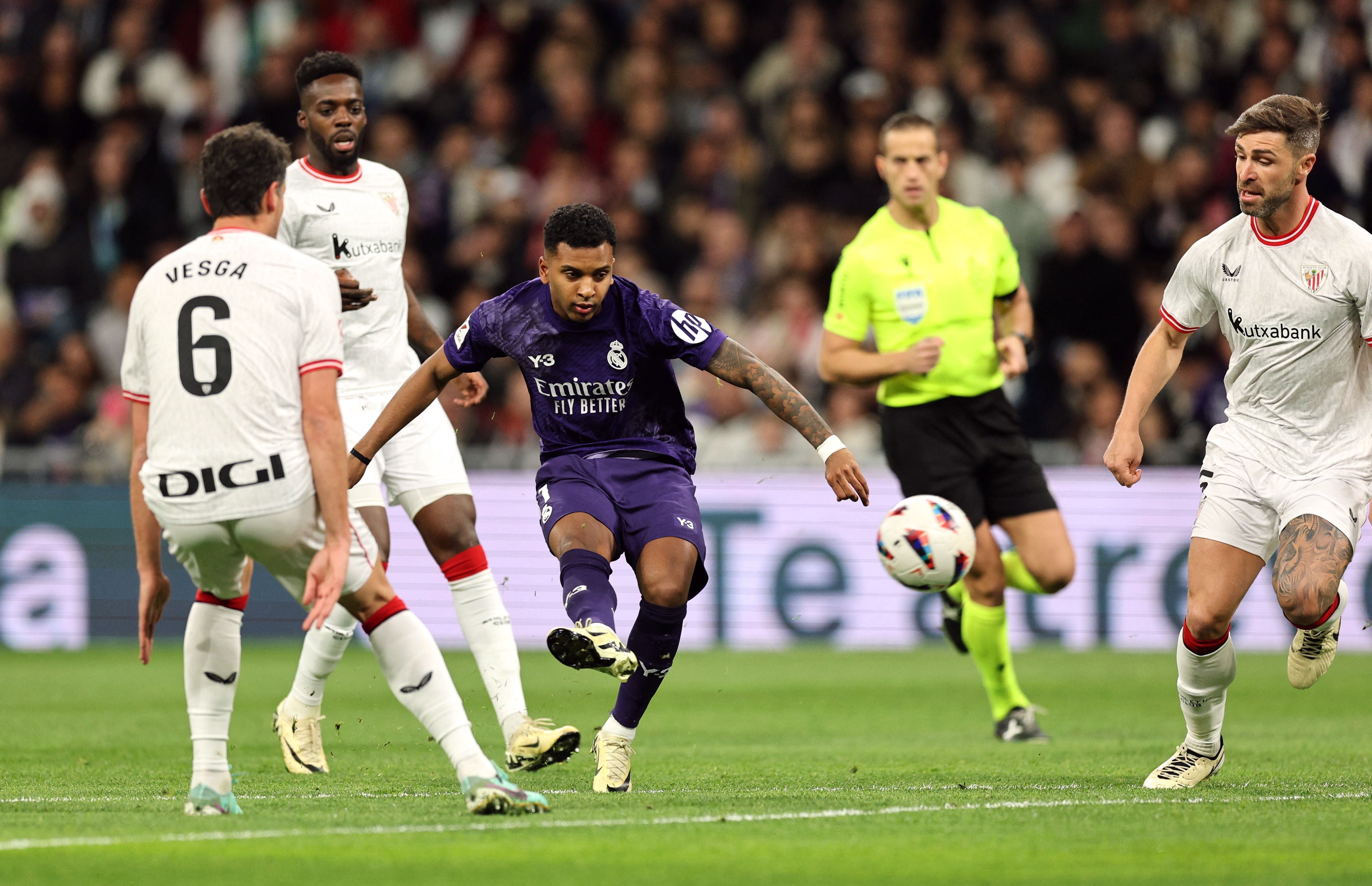Real Madrid – Athletic, en directo | Rodrygo adelanta al Madrid con un golazo desde la frontal