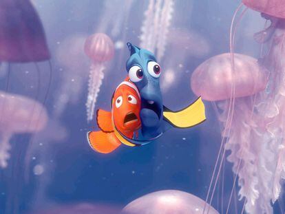 Un fotograma de la película de Disney 'Buscando a Nemo'.
