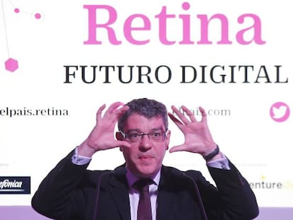 &Aacute;lvaro Nadal, minsitro de Agenda Digital, en el foro El Pa&iacute;s Retina.