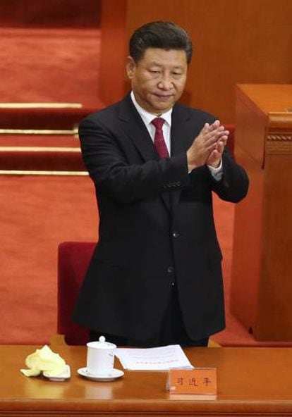 Xi Jinping durante la ceremonia.