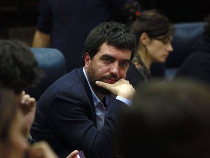 El diputado de Más Madrid Hugo Martínez Abarca.