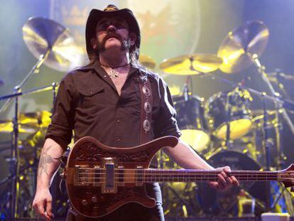 Lemmy Kilmister, en un concierto de Motörhead en Vigo en 2010.