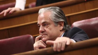 Marcos de Quinto durante un sesión del Congreso de los Diputados.