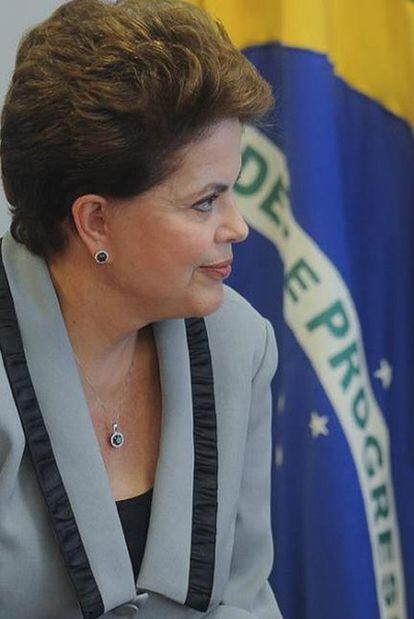 Dilma Rousseff, en un acto en febrero de 2011.