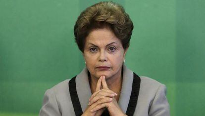 Dilma Rousseff en Brasilia.