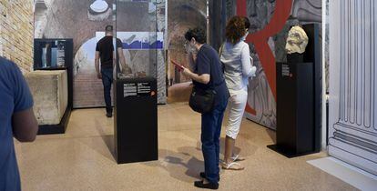 Primers visitants al Museu Nacional Arqueològic de Tarragona, MNAT, el 19 de maig.