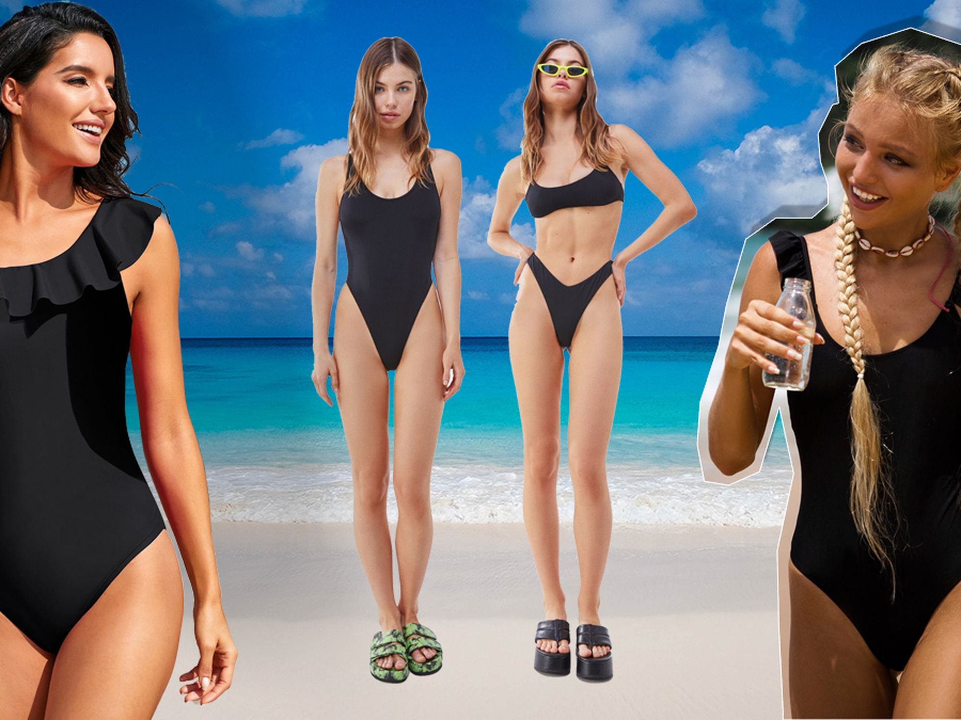 Consejo punto ley 15 bañadores y bikinis de mujer y de color negro que favorecen, estilizan y  son low-cost | Escaparate: compras y ofertas | EL PAÍS