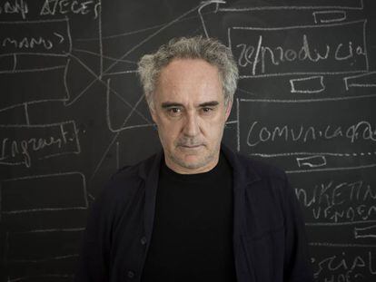 El xef Ferran Adrià, a El Bulli Lab.